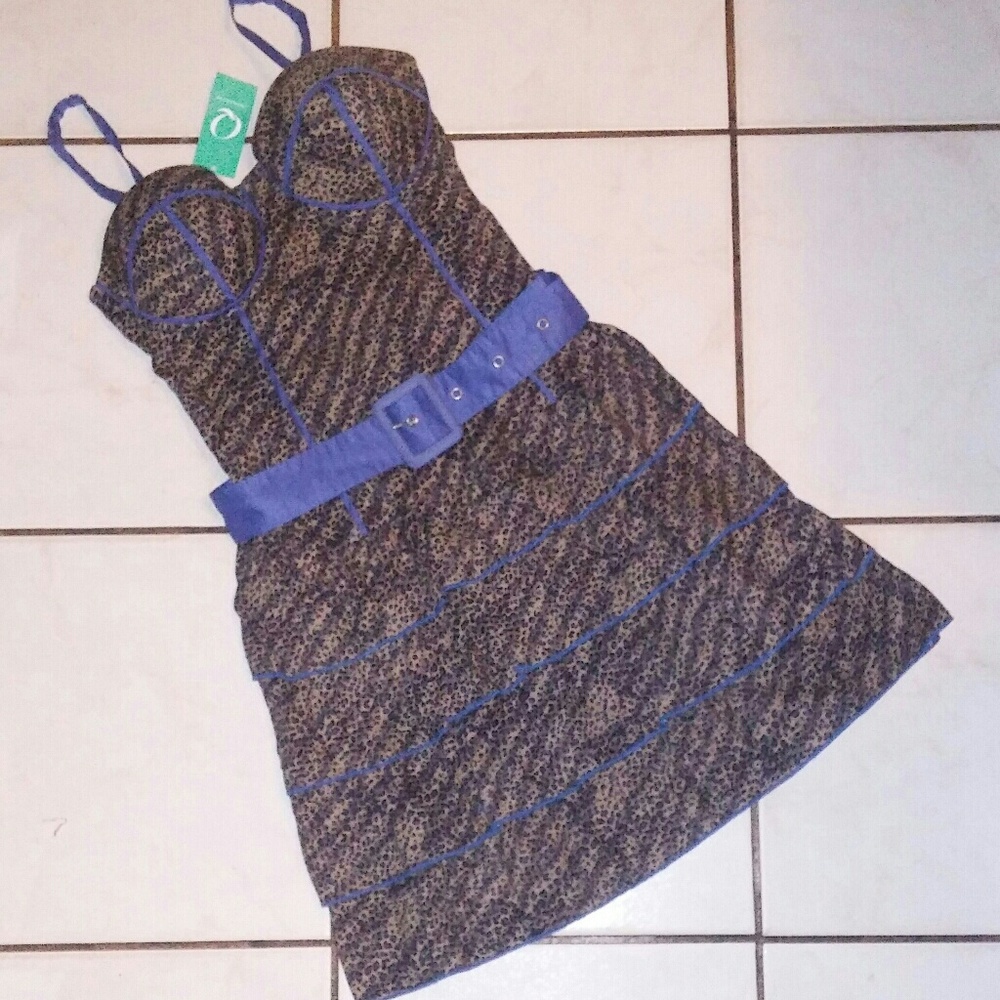 Nw MISOPE Cheetah Print Dress